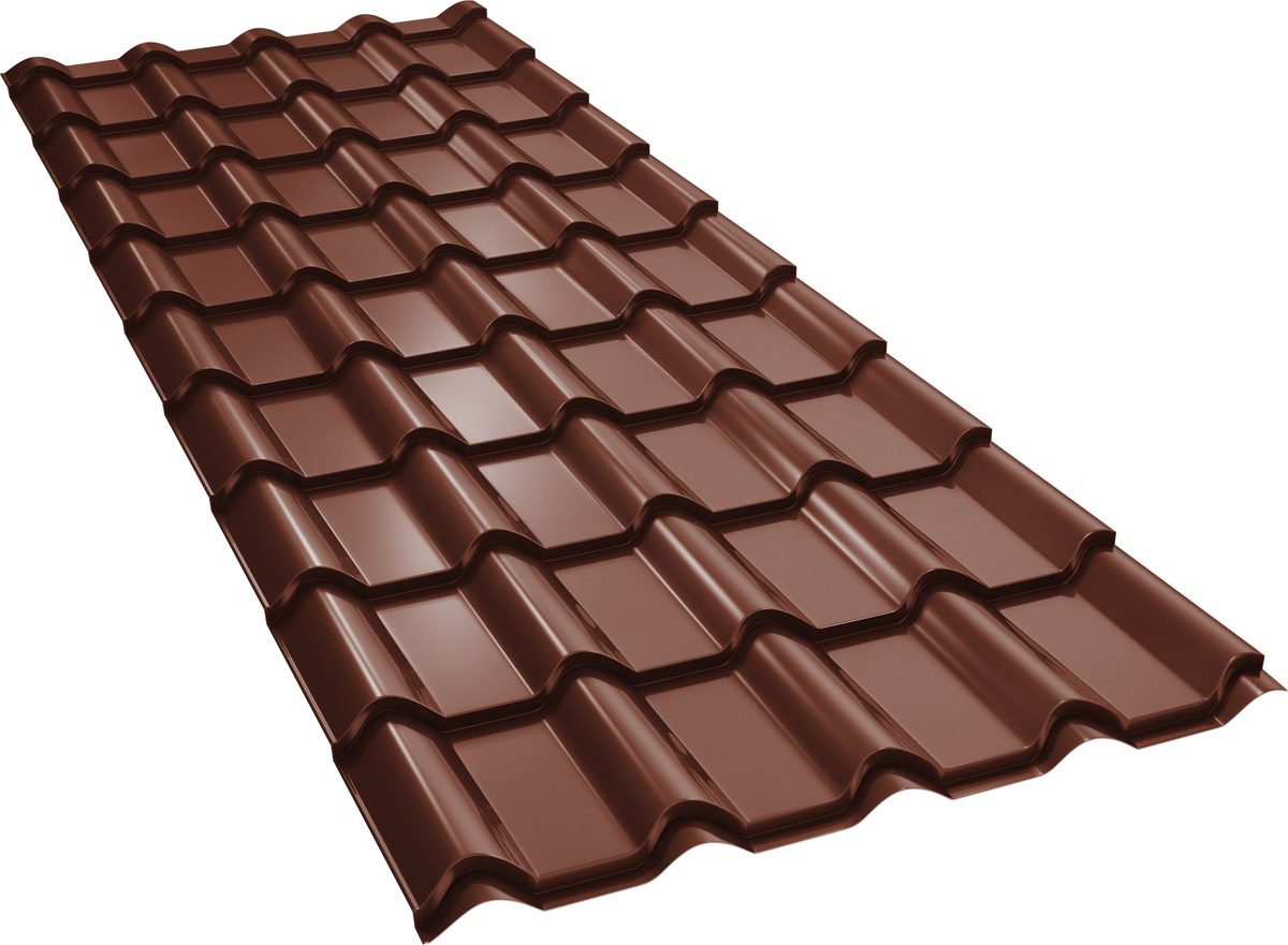 Țiglă metalică BILKA Balcanic lucios, RAL 8017 maro ciocolată