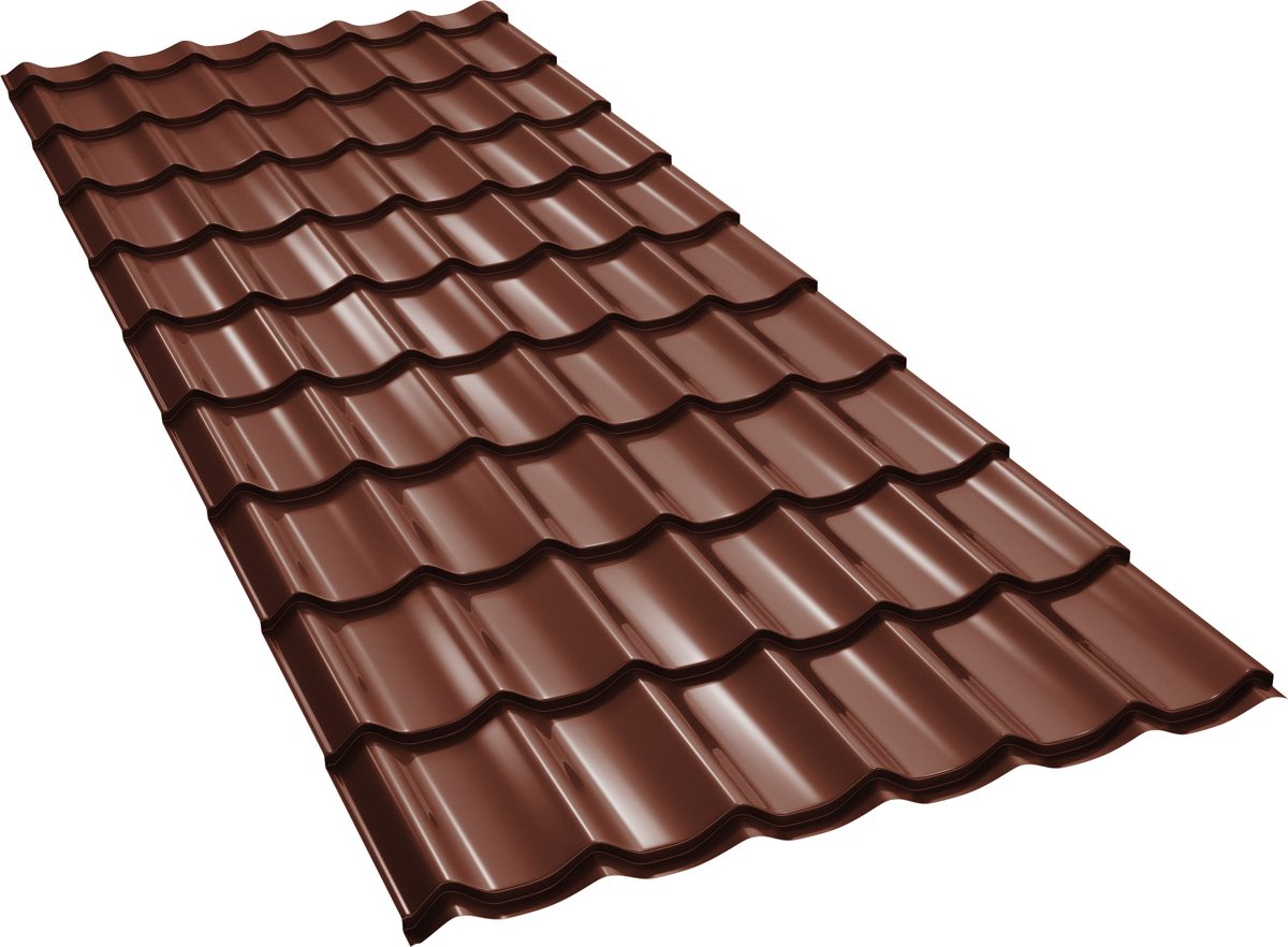 Țiglă metalică BILKA Clasic lucios, RAL 8017 maro ciocolată