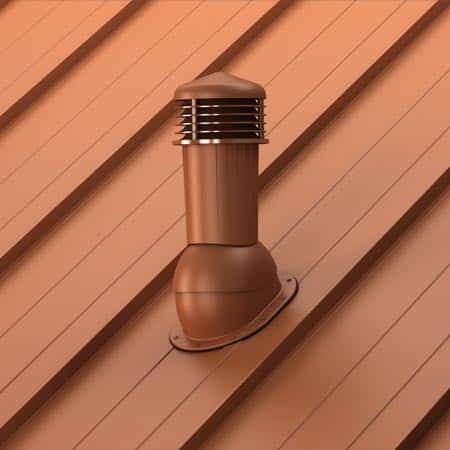 Coș de ventilație Ø125 mm pentru tablă fălțuită / click / retro panel