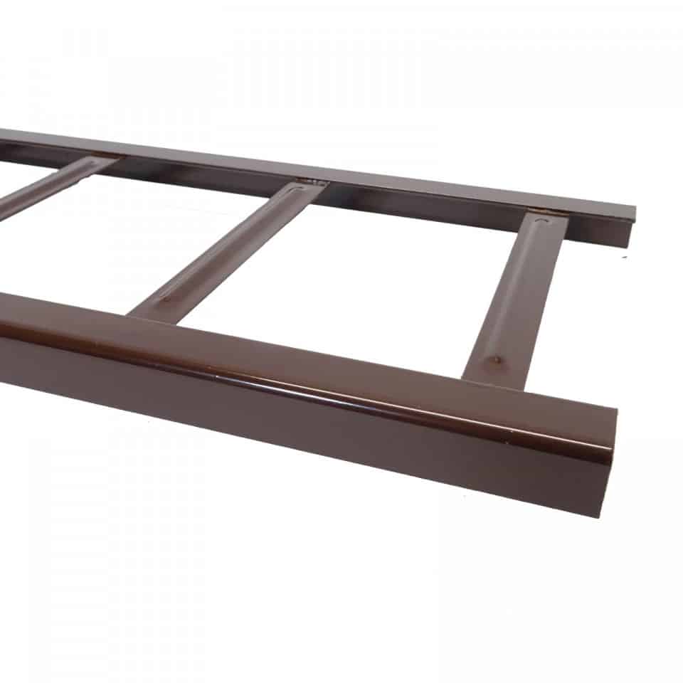 Set parazăpadă grilaj oțel vopsit 2 m + 3 suporți, pentru țiglă ceramică / beton